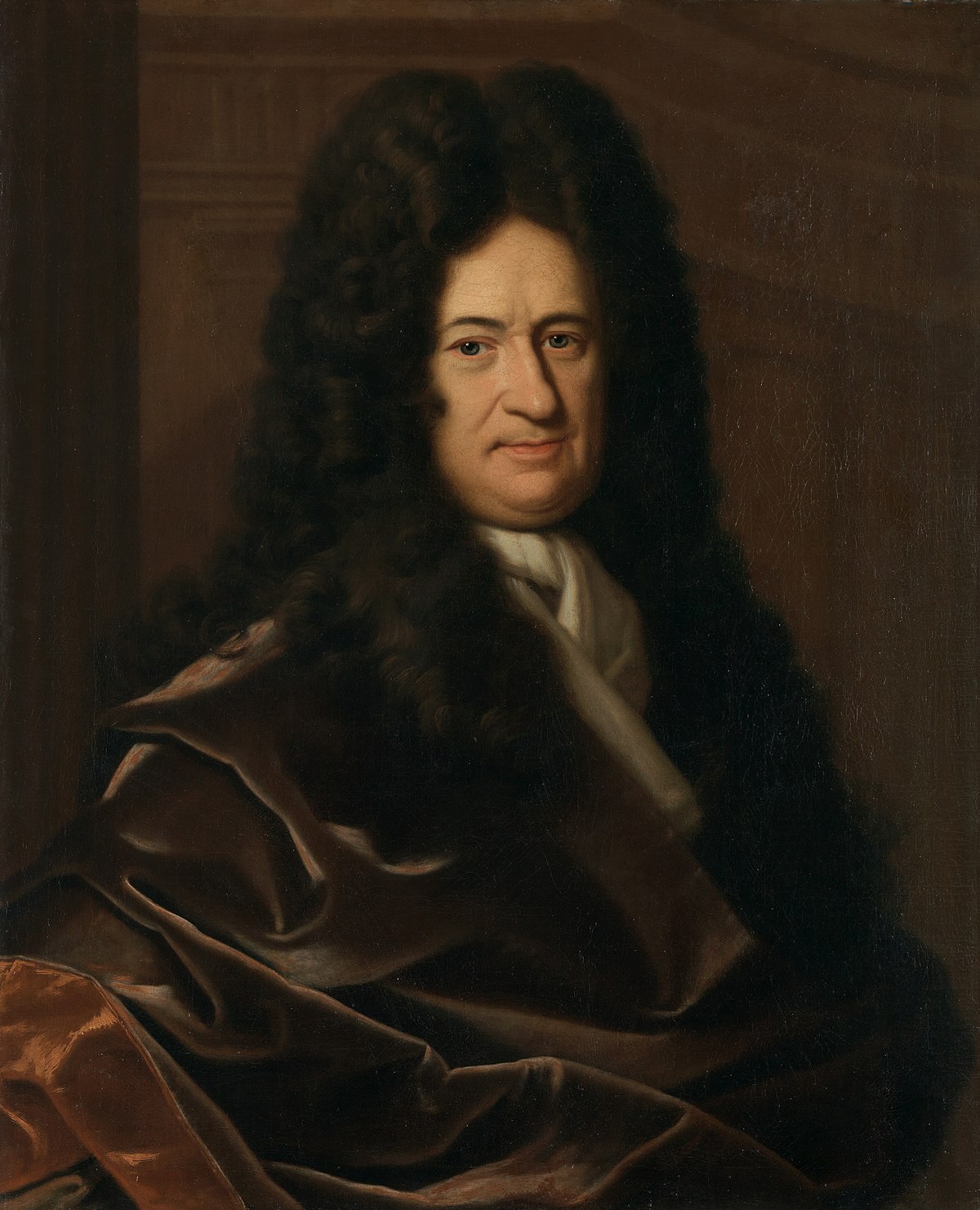 Gottfried Wilhelm Freiherr von Leibniz (* 1. Juli 1646 in Leipzig; † 14. November 1716 in Hannover)